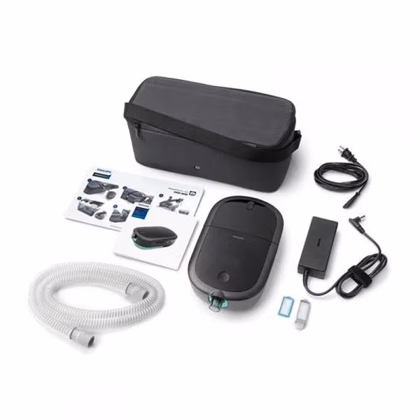 Philips Respironics 飛利浦磊仕 DreamStation 2 CPAP 單相陽壓呼吸器標準型附加濕器 (加贈面罩) | 日本厚生 Nippon Kousei 飛利浦呼吸器網路門市 包裝內容物